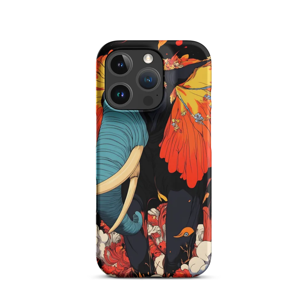 Majesty of the Floral Elephant | Phone Case |  16 Pro | Snap Case | Matte
