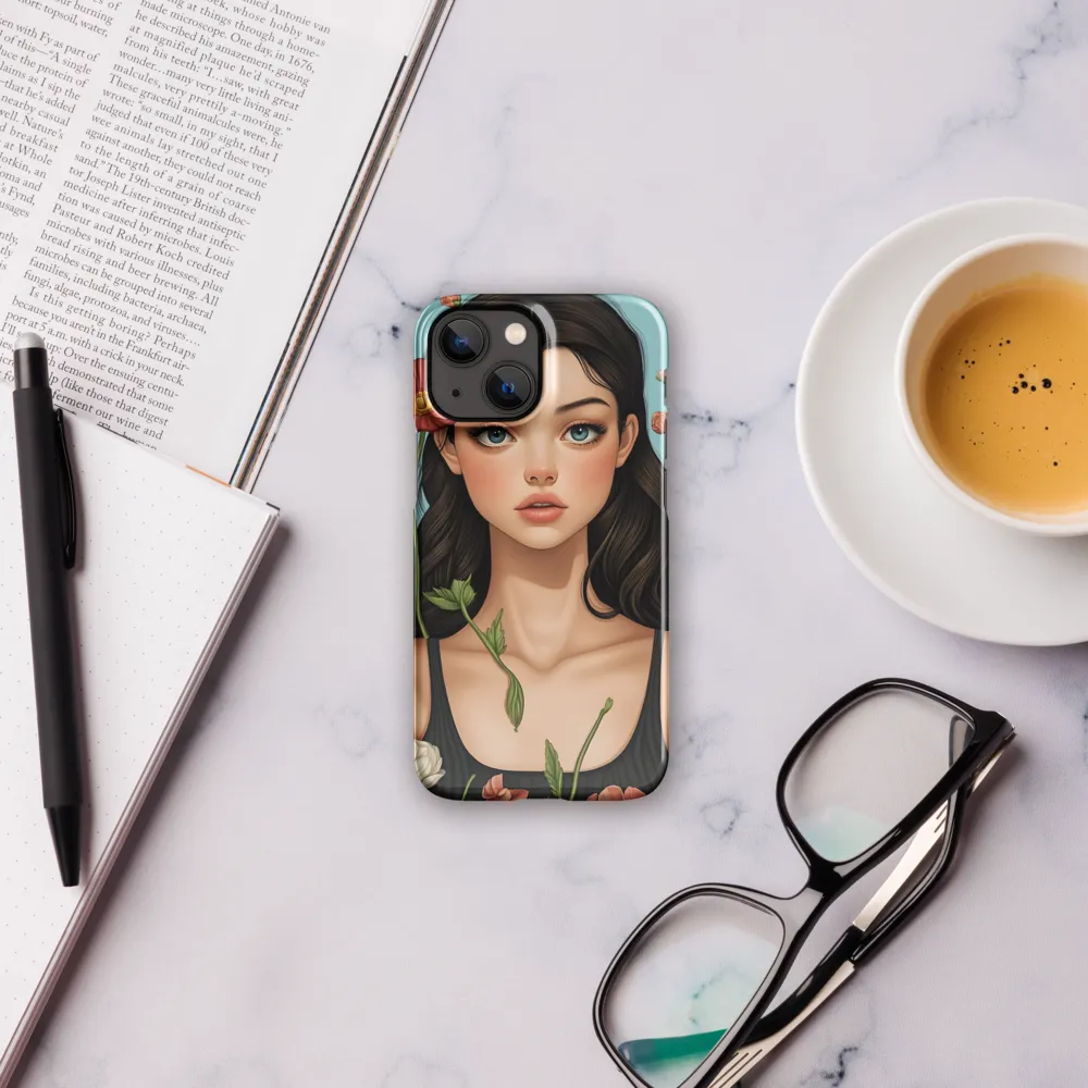 Enveloped in Nature | Phone Case |  13 Mini | Snap Case | Glossy