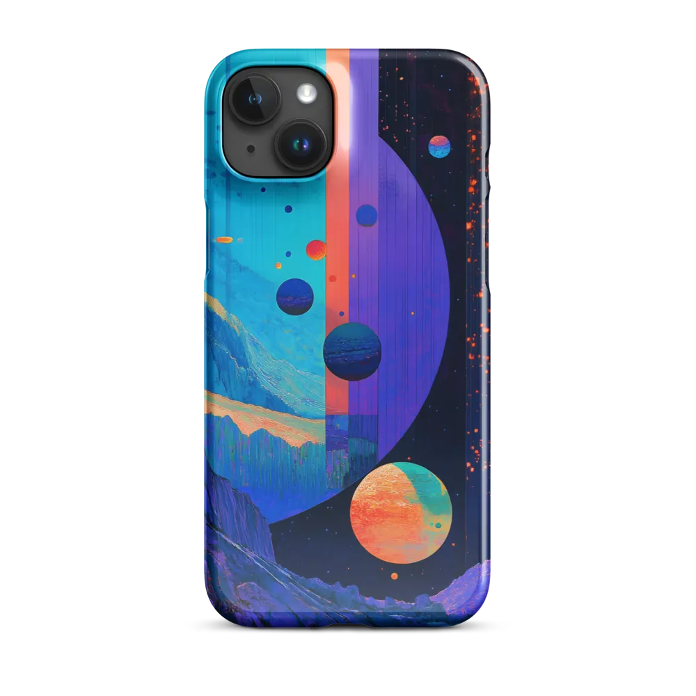 Celestial Harmony: A Surreal Exploration of Space | Phone Case |  15 Plus | Snap Case | Glossy