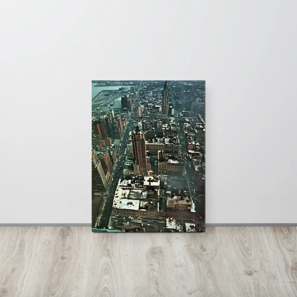 Aerial Symphony of Urban Life | Canvas | 18″×24″
