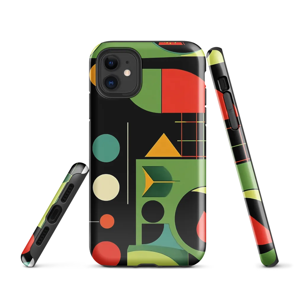 Geometric Harmony | Phone Case |  11 | Tough Case | Glossy
