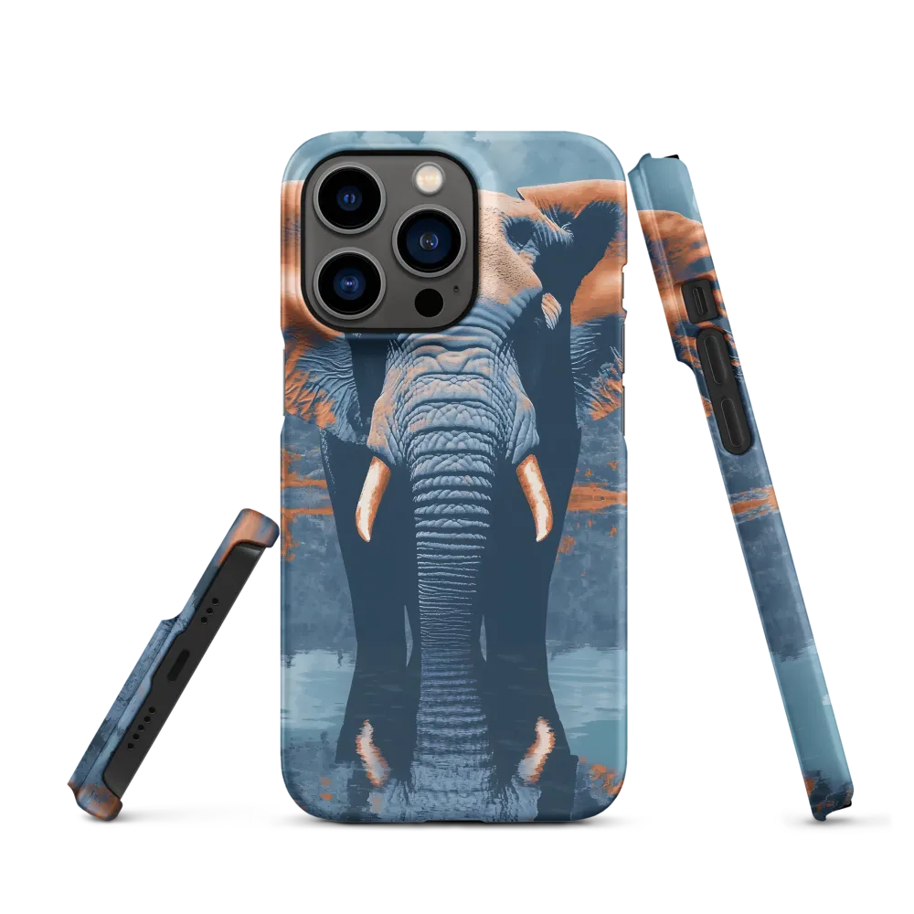 Majestic Reflection: The Elephant's Serenade
