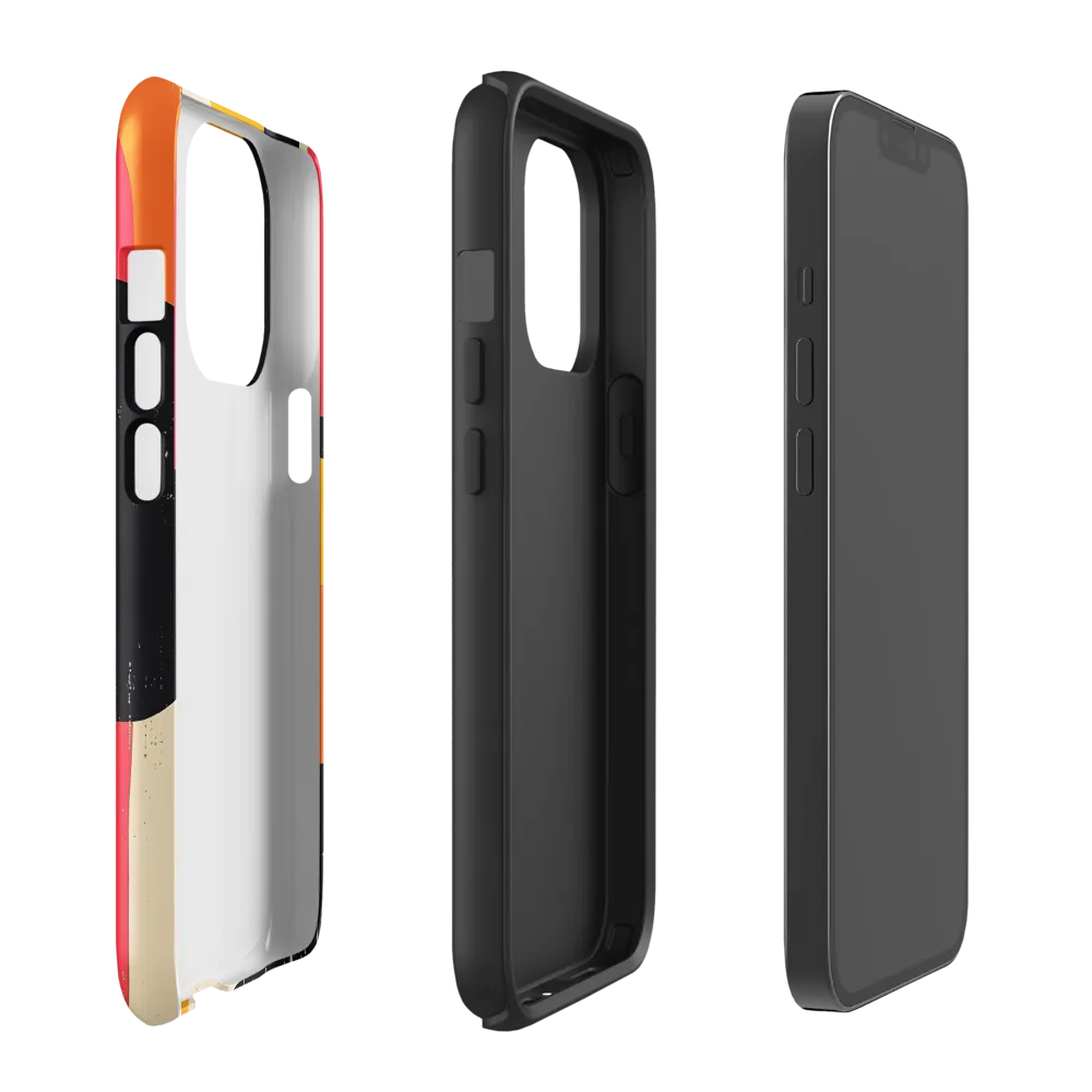Colorful Curves: Numbers in Harmony | Phone Case |  13 Pro | Tough Case | Glossy