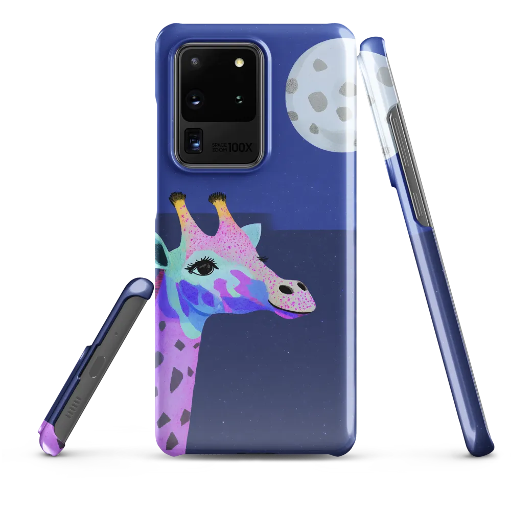 Whimsical Giraffe Under the Stars
