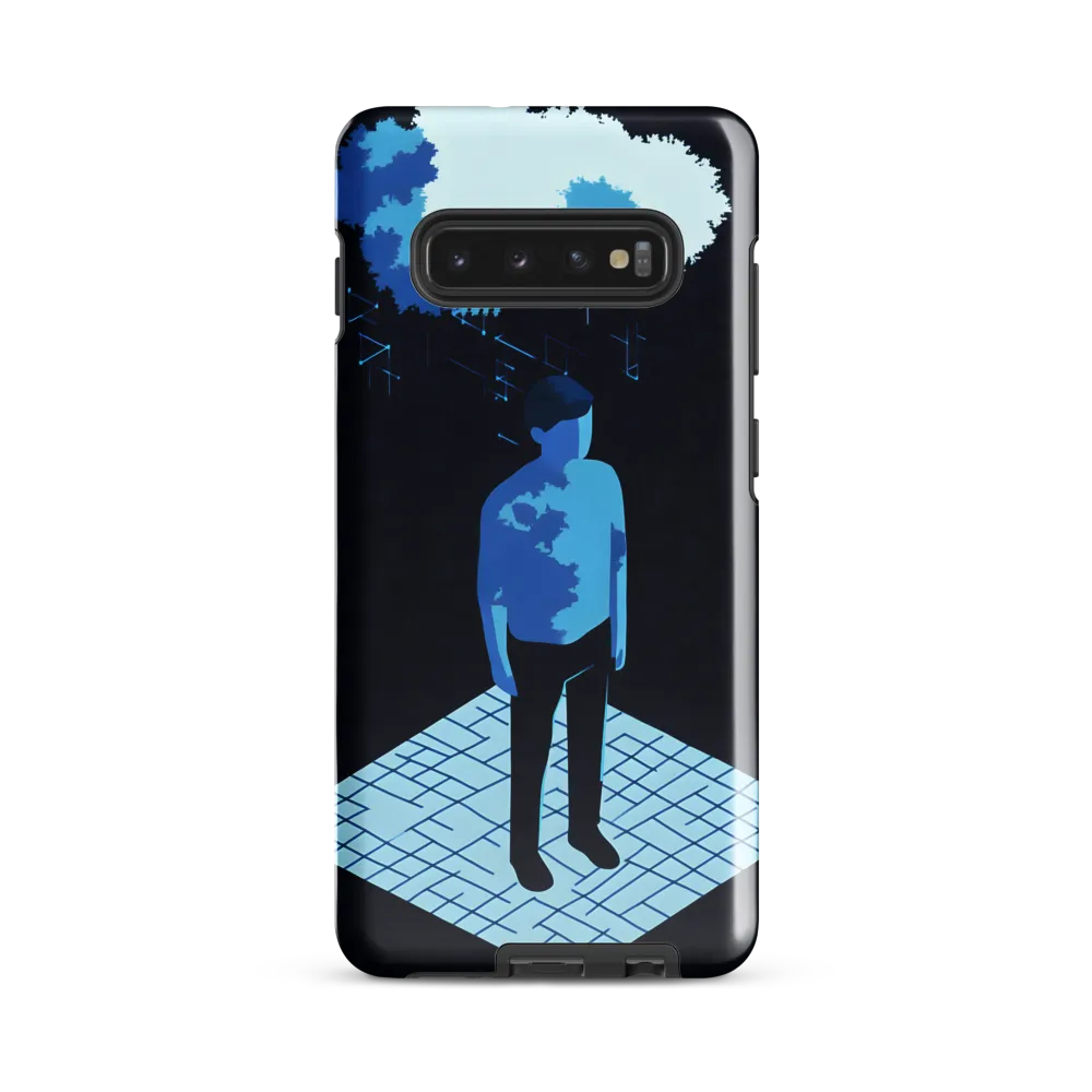 Reflections in Blue | Phone Case |  S10 Plus | Tough Case | Glossy