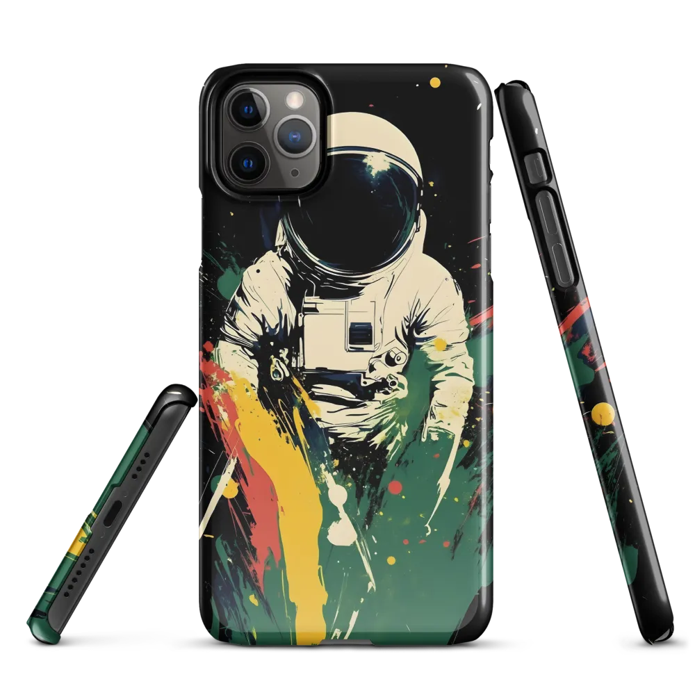 Cosmic Splash: The Astronaut's Journey | Phone Case |  11 Pro Max | Snap Case | Glossy