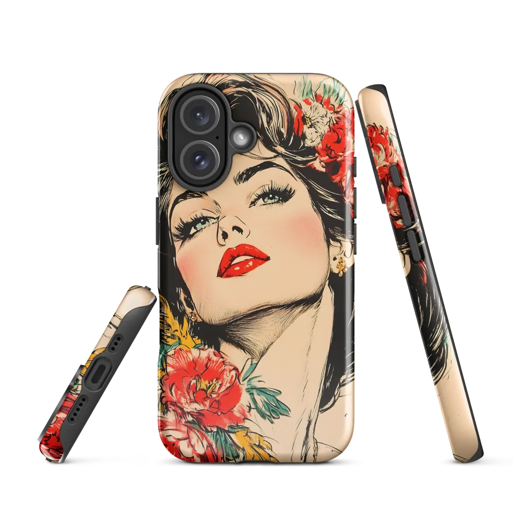 Radiance in Red: A Portrait of Elegance