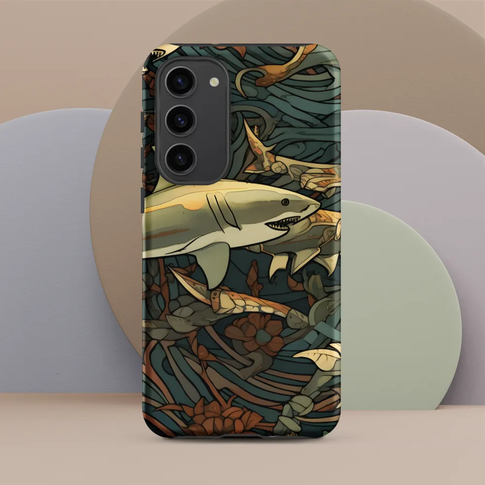 Dynamic Harmony of Sharks and Flora