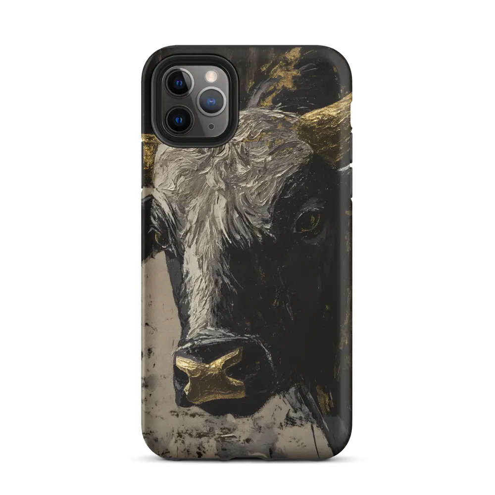 Majestic Bull: The Power in Black and Gold
