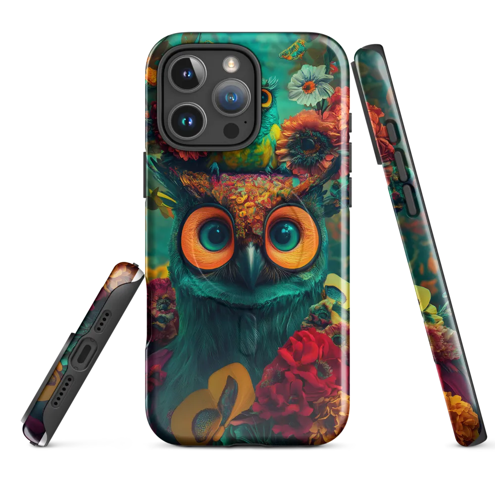 Majestic Harmony: The Floral Owl