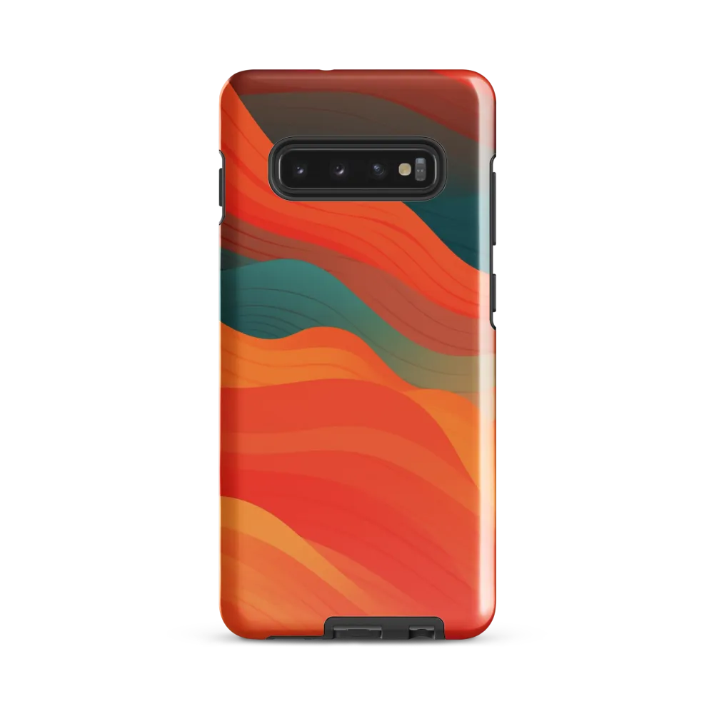 Waves of Warmth | Phone Case |  S10 Plus | Tough Case | Glossy