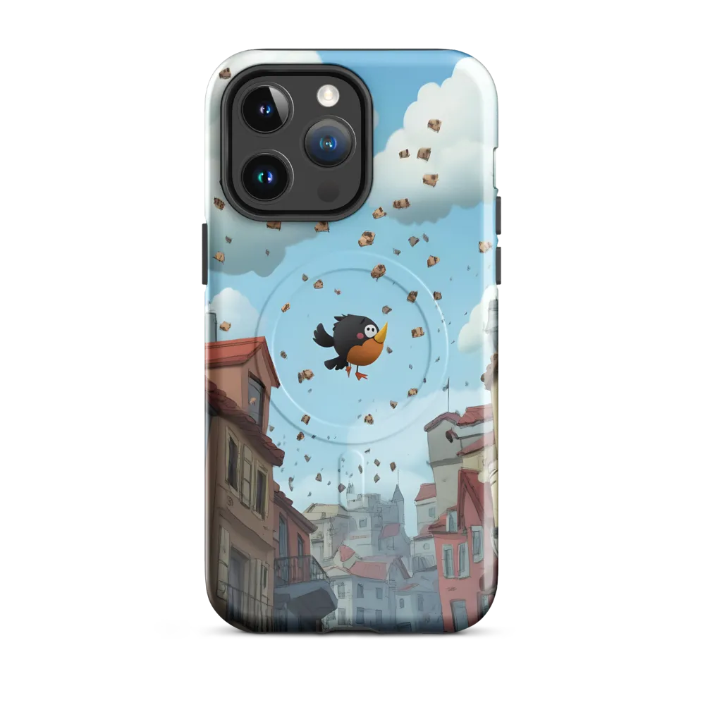 A Whimsical Flight Through Bread and Sky