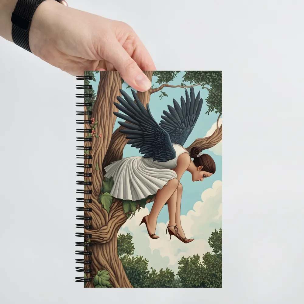 The Ethereal Perch | Spiral Notebook