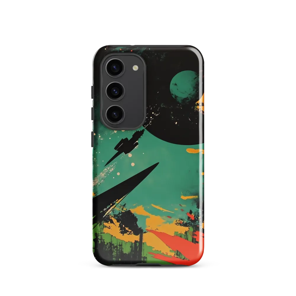 Journey Through the Cosmic Canvas | Phone Case |  S23 | Tough Case | Glossy