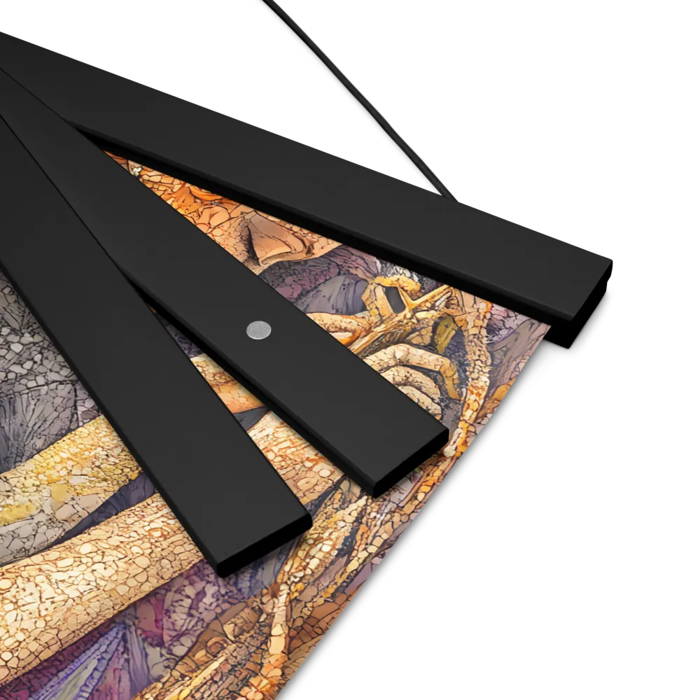 Whispers of the Frosted Meadow | Poster With Black Wood Hanger | 12″×12″