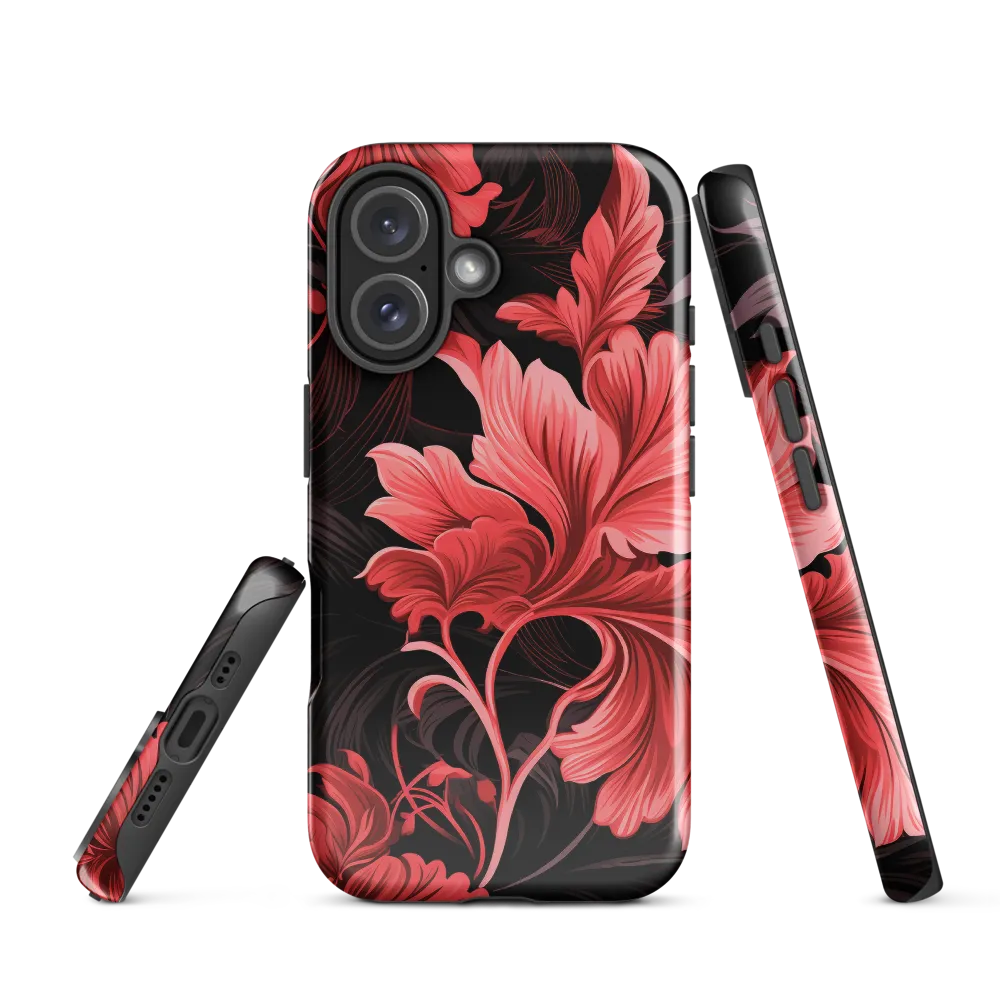 Tropical Elegance in Red