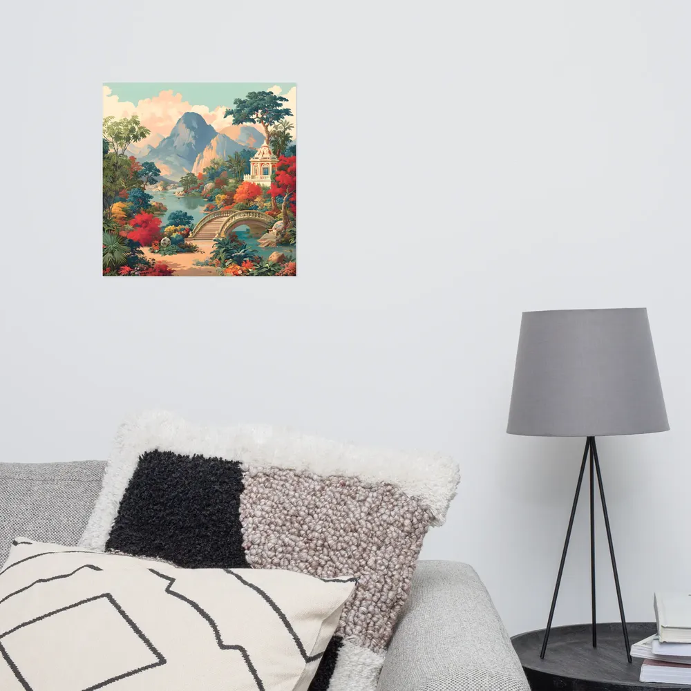 Arcadian Bridge 
 Poster | 16″x 16″