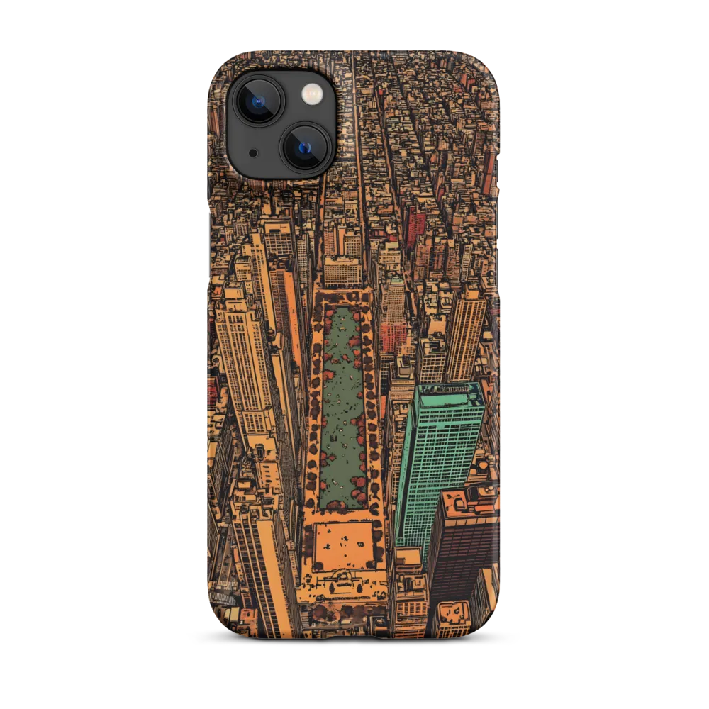 Urban Oasis: Aerial View of City Life