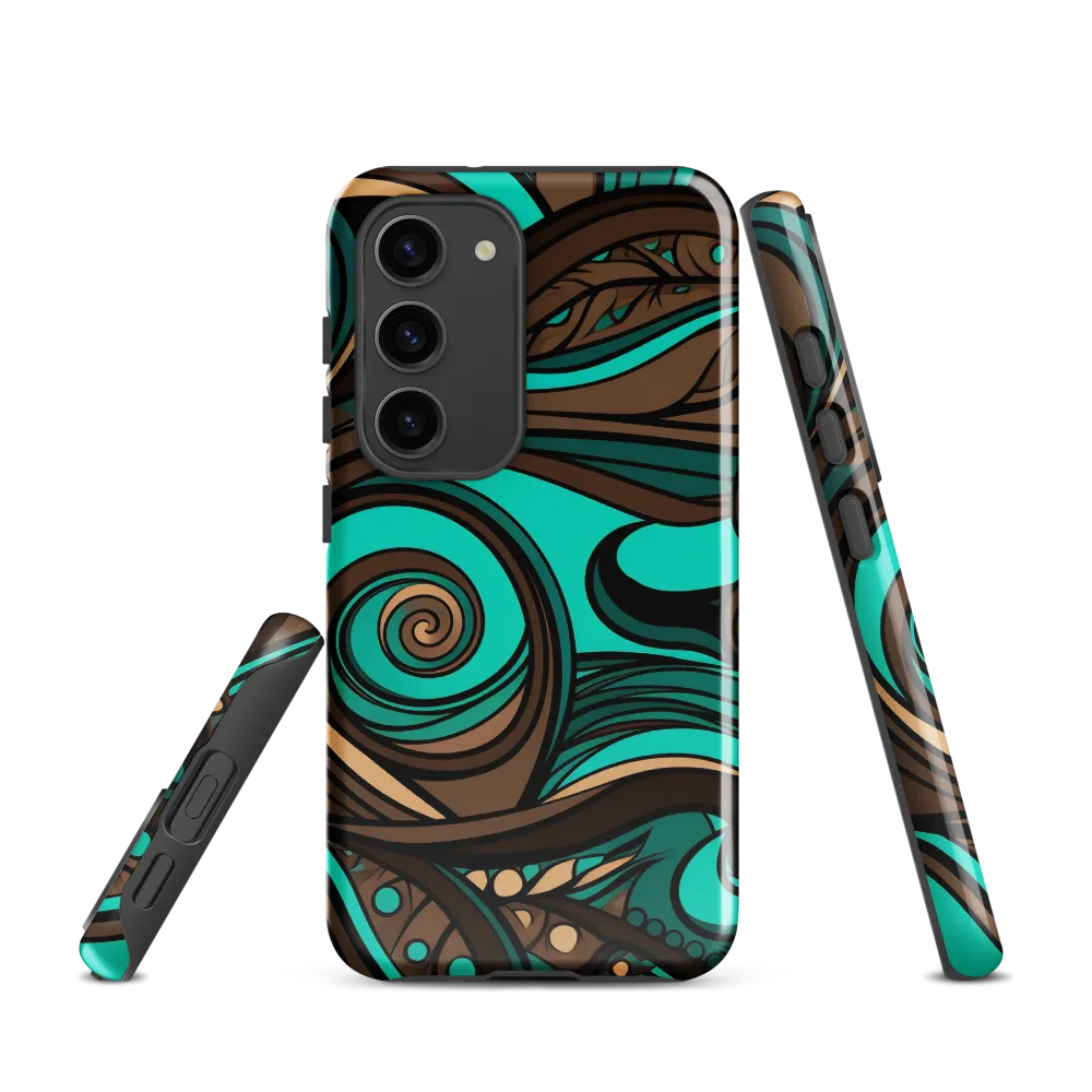 Fluctuating Currents | Phone Case |  S23 | Tough Case | Glossy