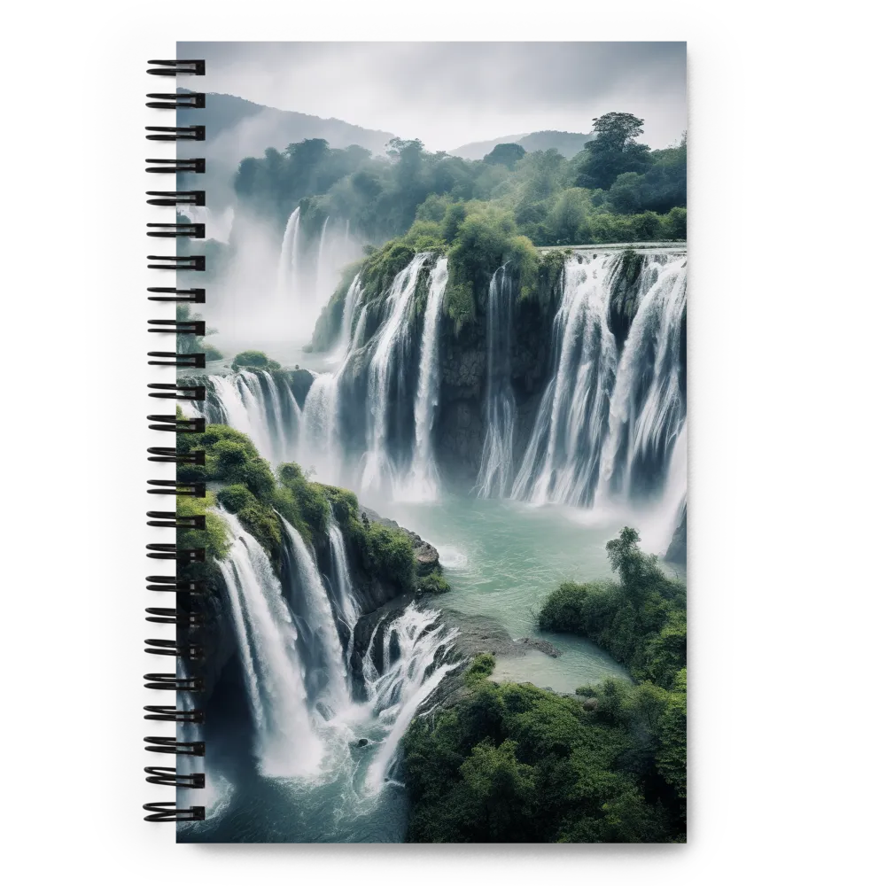 Whispers of the Cascades | Spiral Notebook