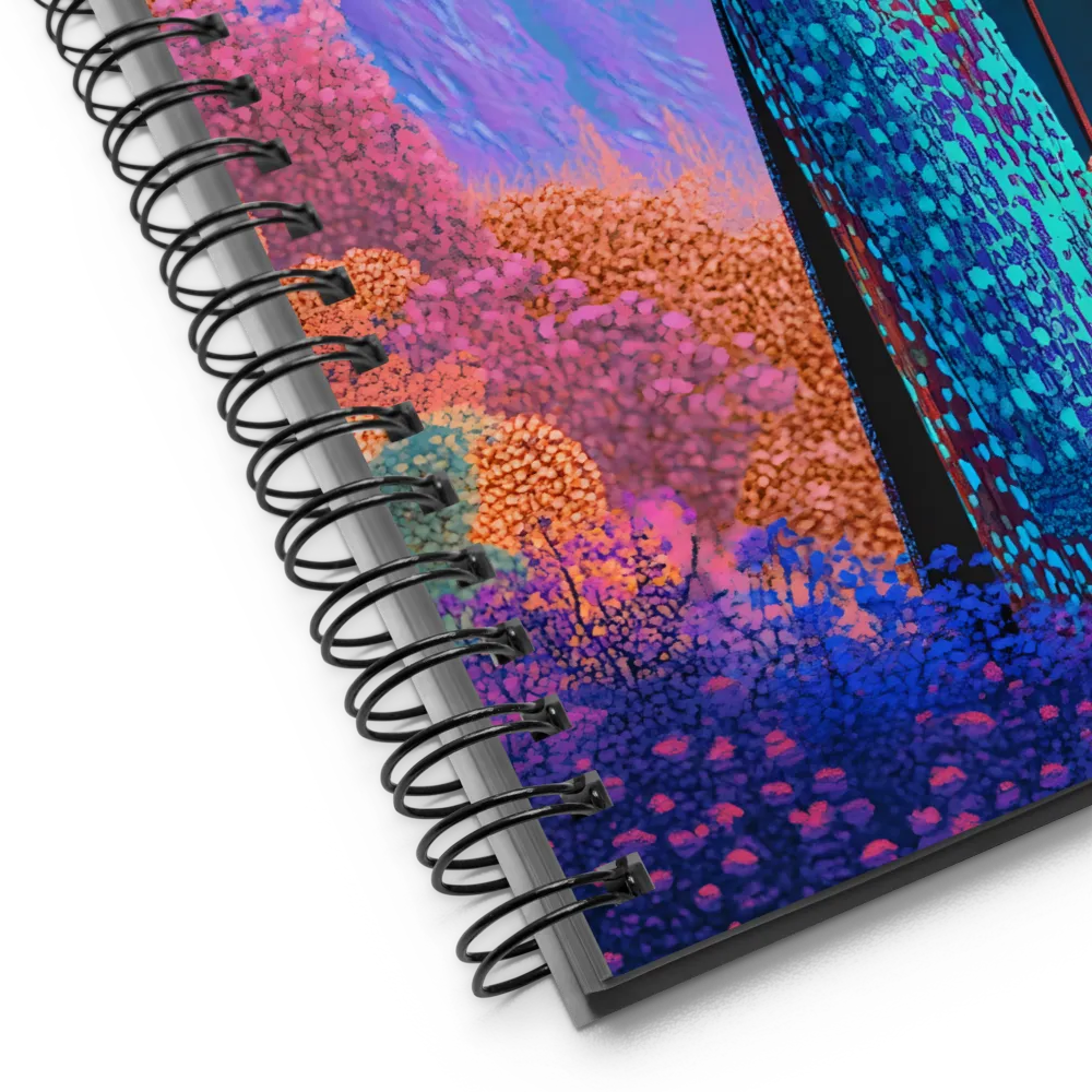 Guardian of the Luminous Flora | Spiral Notebook