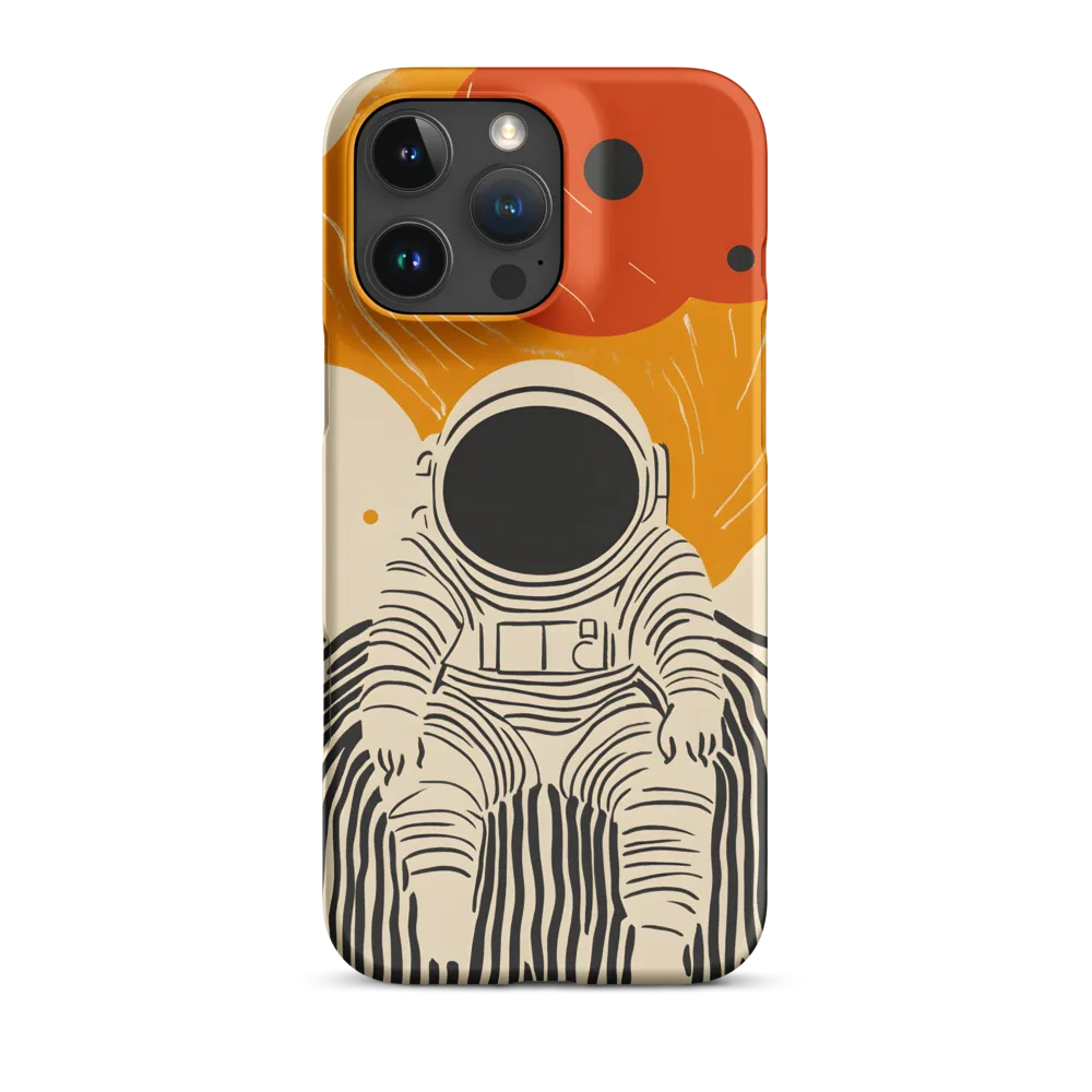 Astronaut in Cosmic Thoughts | Phone Case |  16 Pro Max | Snap Case | Matte