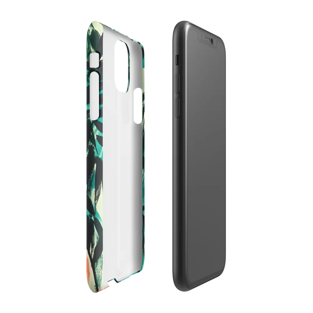 Curious Giraffe in Lush Greenery | Phone Case |  11 | Snap Case | Matte