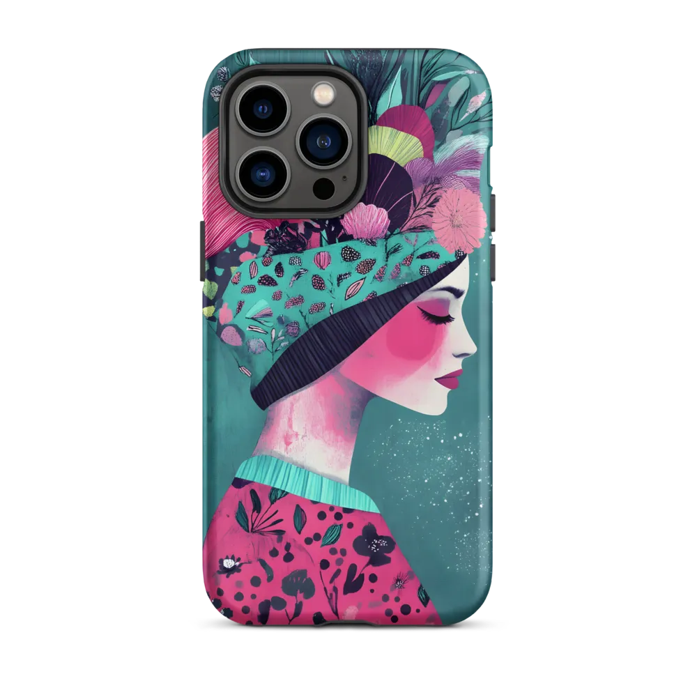 Whimsical Floral Portrait