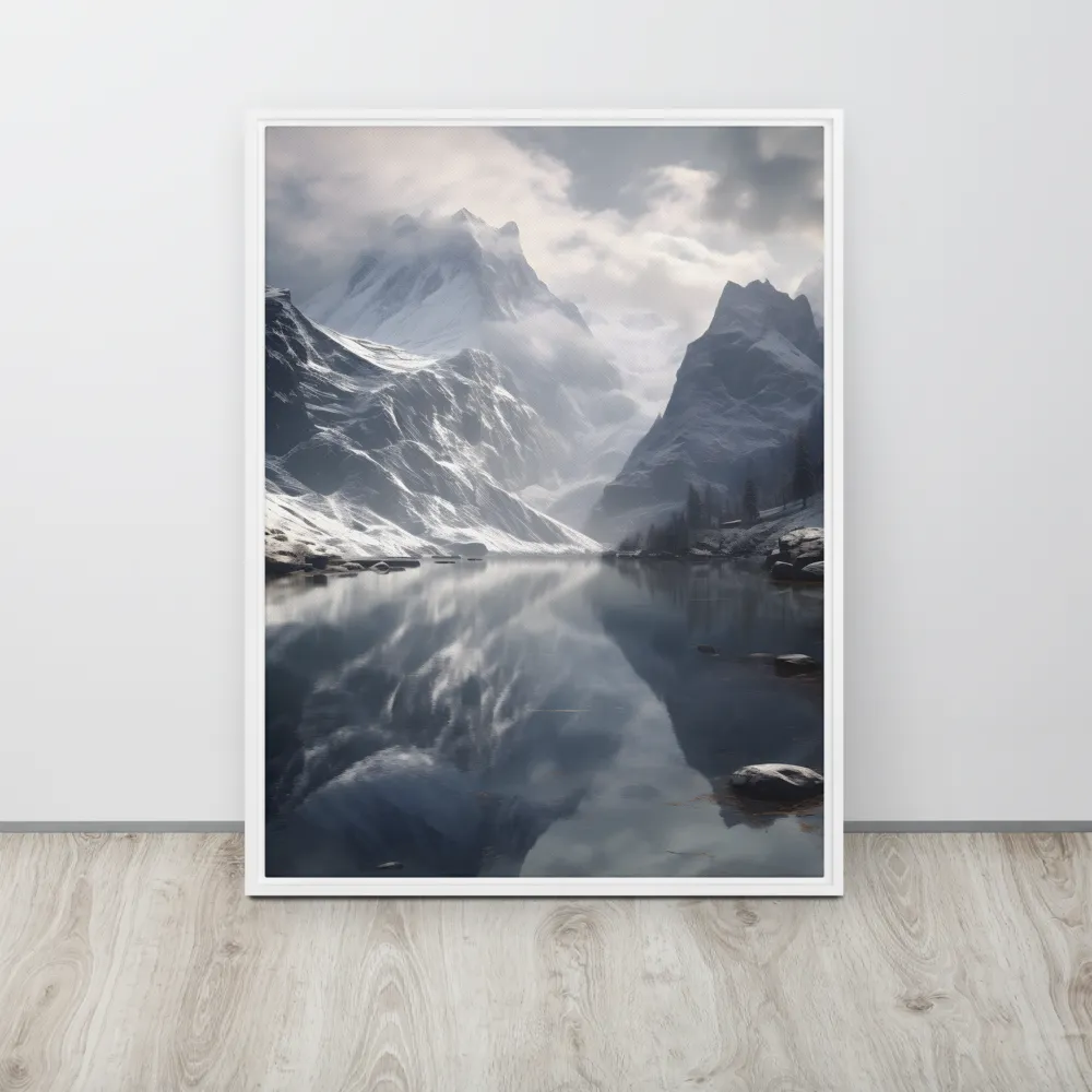 Echoes of Tranquility | Canvas with White Frame | 24″×32″