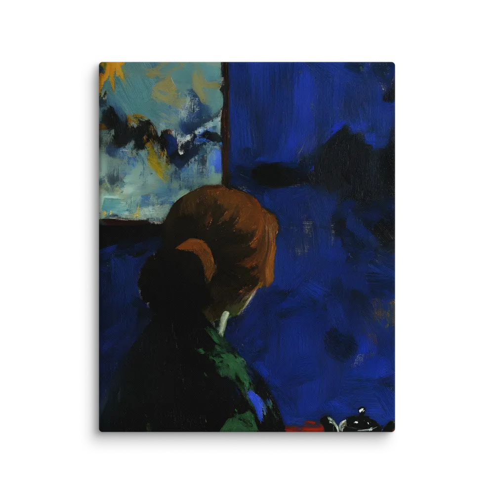 Contemplation Under the Night Sky | Canvas | 16″×20″