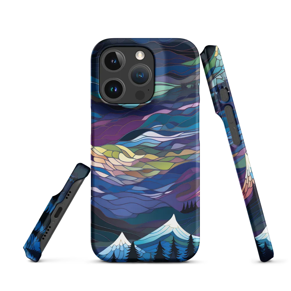 Twilight Peaks: An Abstract Mountain Landscape