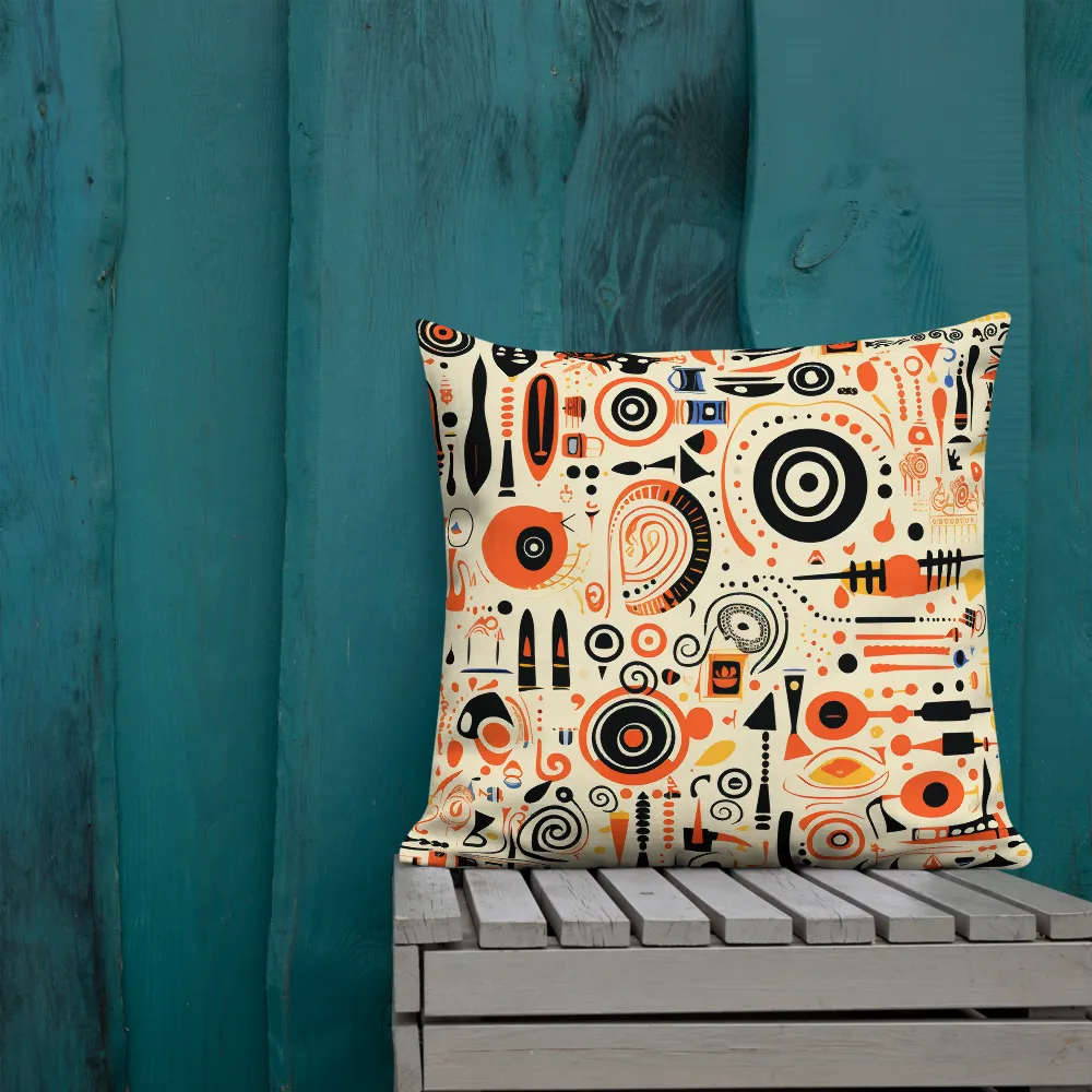 Rhythms of Geometry | Pillow | 22″×22″