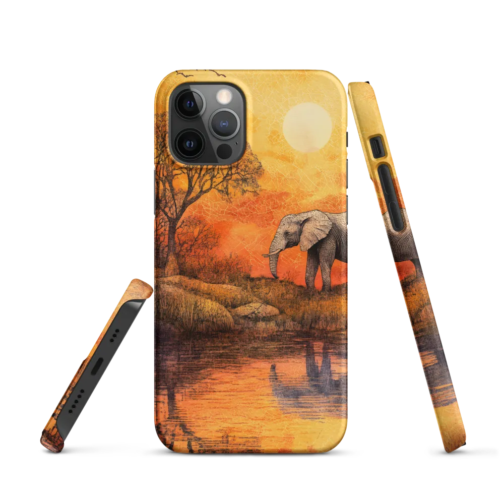 Elephant's Serenity at Dusk