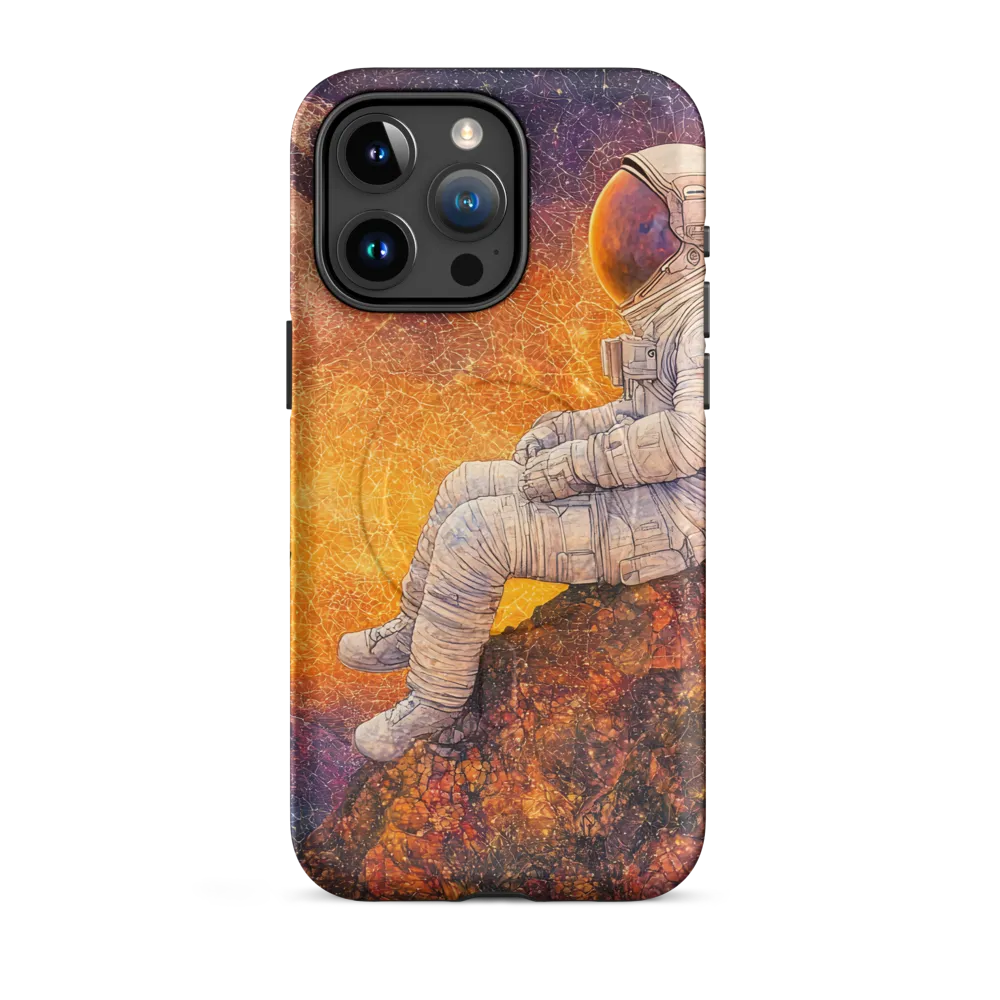 Cosmic Contemplation | Phone Case |  15 Pro Max | MagSafe® Tough Case | Matte