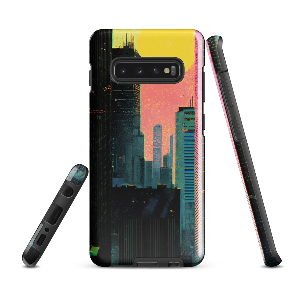 Nostalgic Urban Dreamscape | Phone Case |  S10 Plus | Tough Case | Glossy