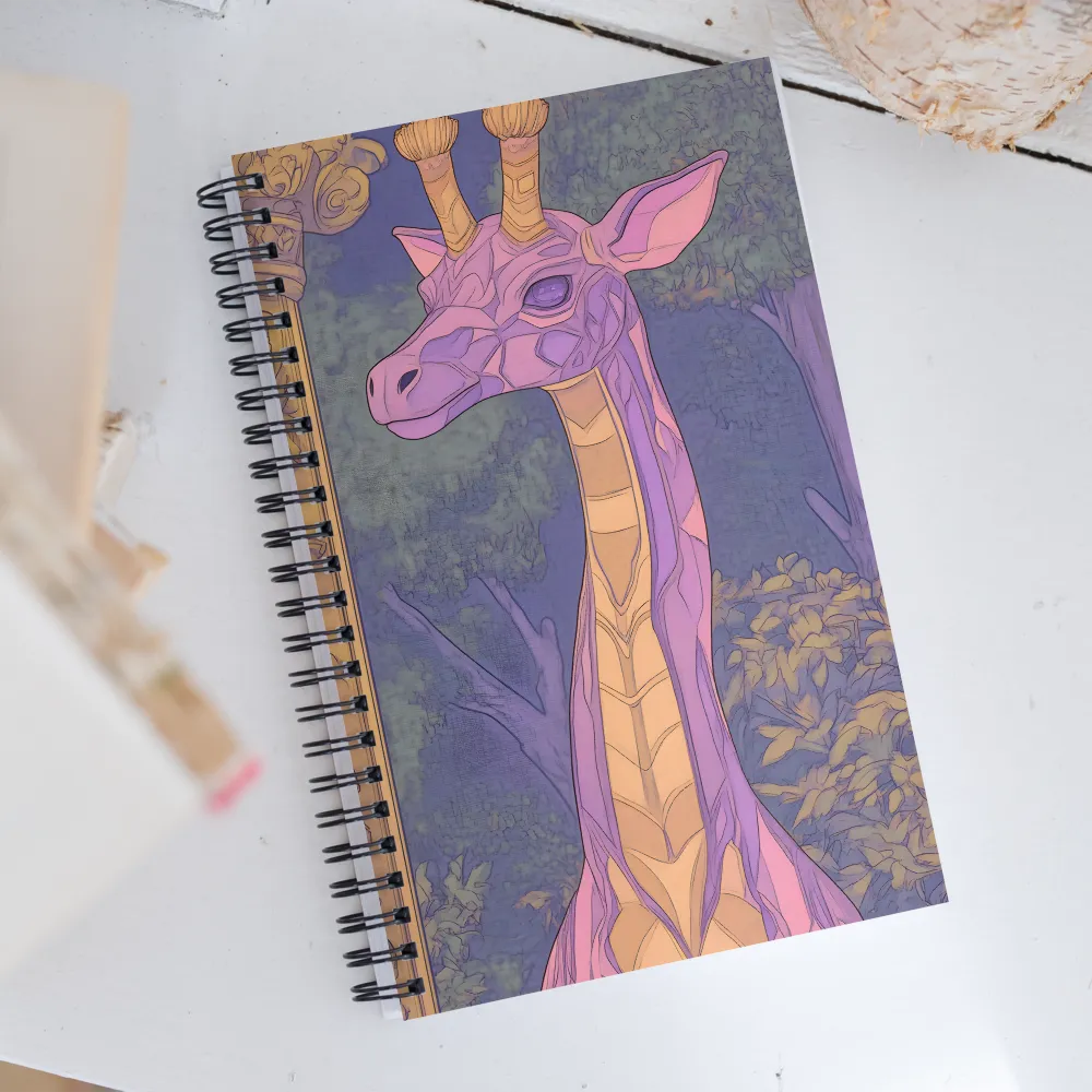 The Ethereal Giraffe | Spiral Notebook