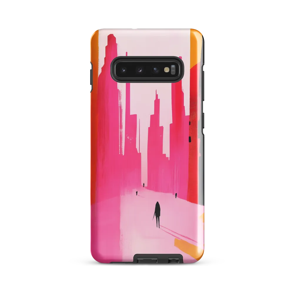 Urban Echoes in Pink | Phone Case |  S10 Plus | Tough Case | Glossy