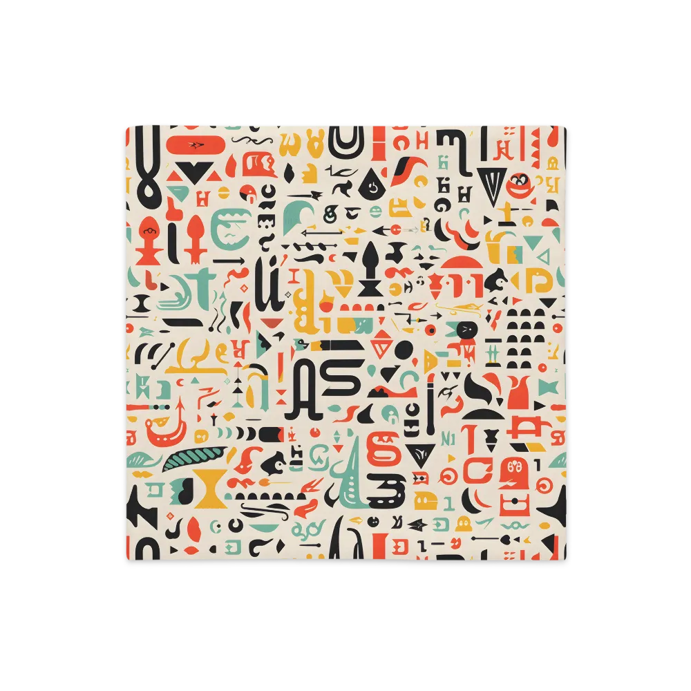 A Symphony of Symbols | Pillow Case | 18″×18″