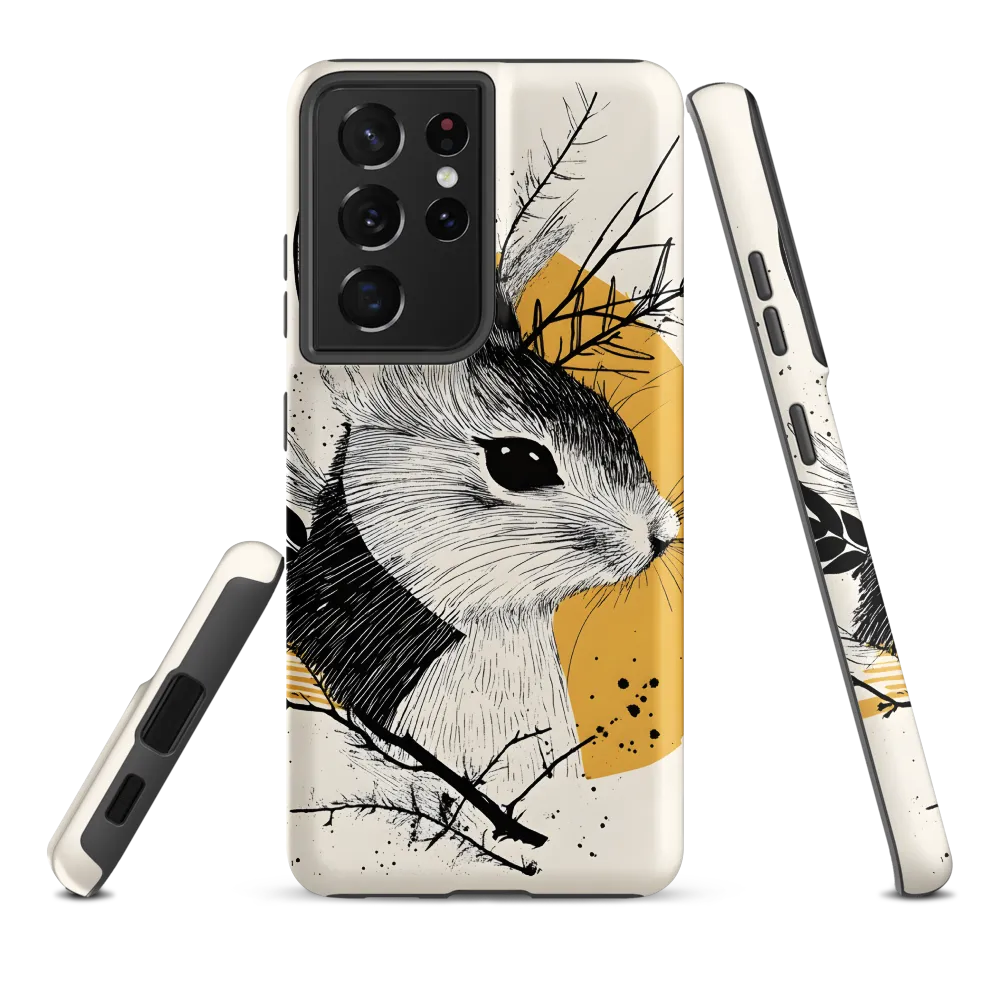 Ethereal Rabbit: A Study in Line Art