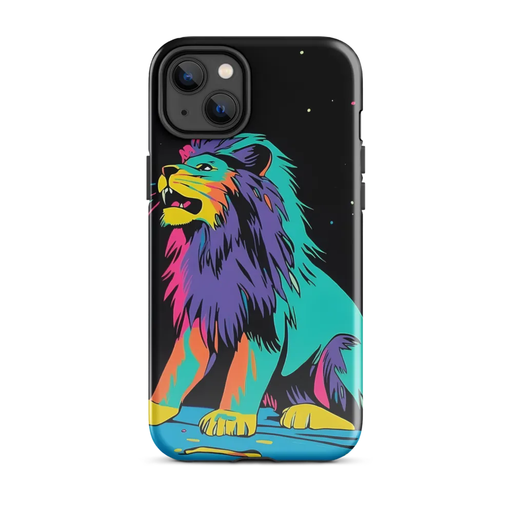 Roaring Colors: The Neon Lion