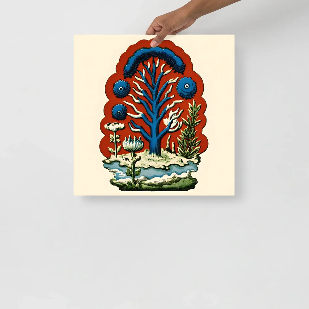 Azure Arbor 
 Poster | 18″x 18″