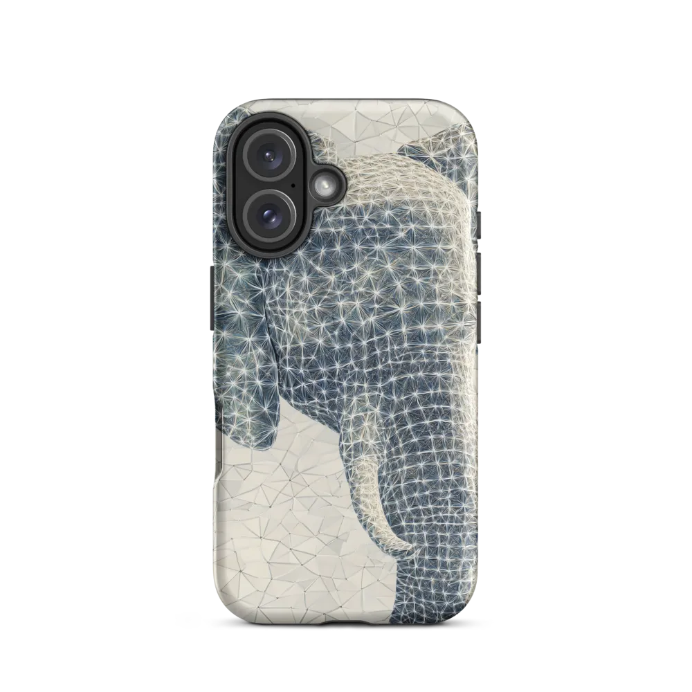 Ethereal Elegance: The Stylized Elephant | Phone Case