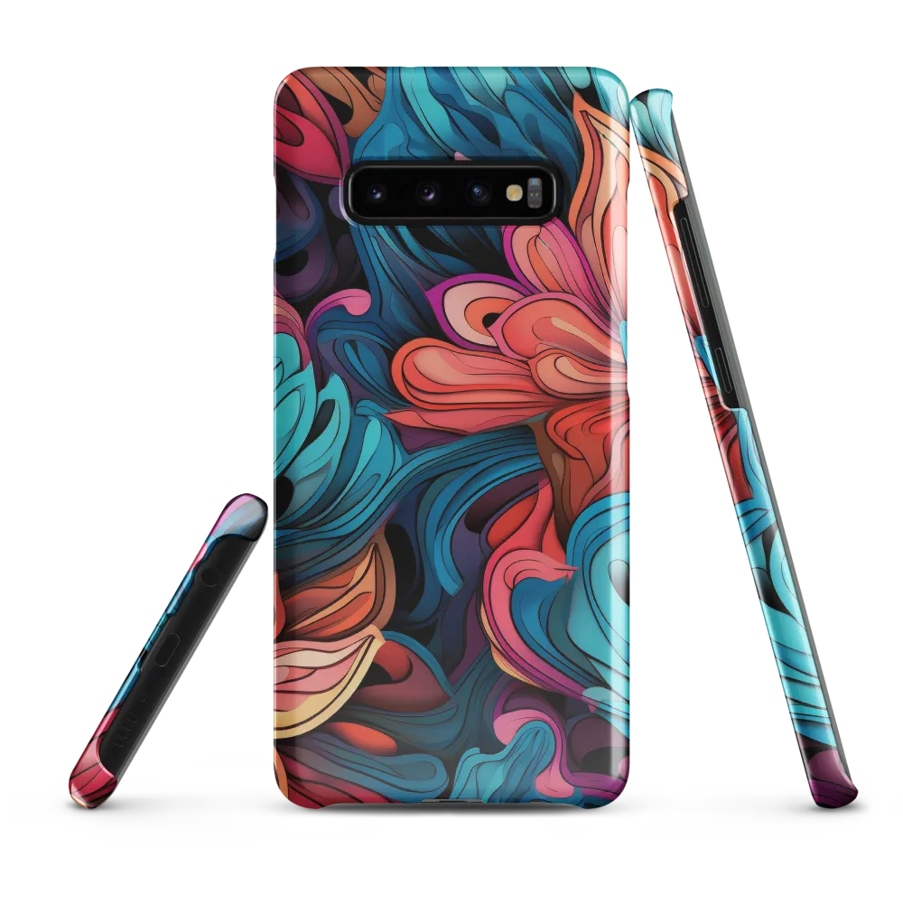 Floral Symphony | Phone Case |  S10 Plus | Snap Case | Glossy