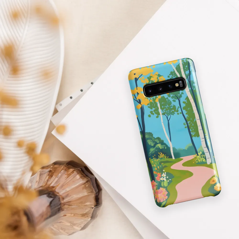 The Winding Path of Nature | Phone Case |  S10 | Snap Case | Glossy