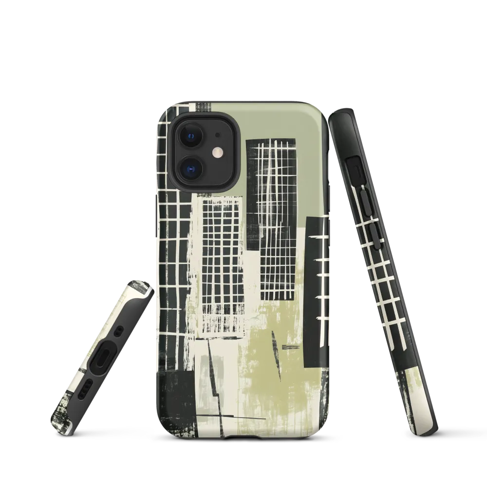 Urban Echoes | Phone Case |  12 mini | Tough Case | Matte