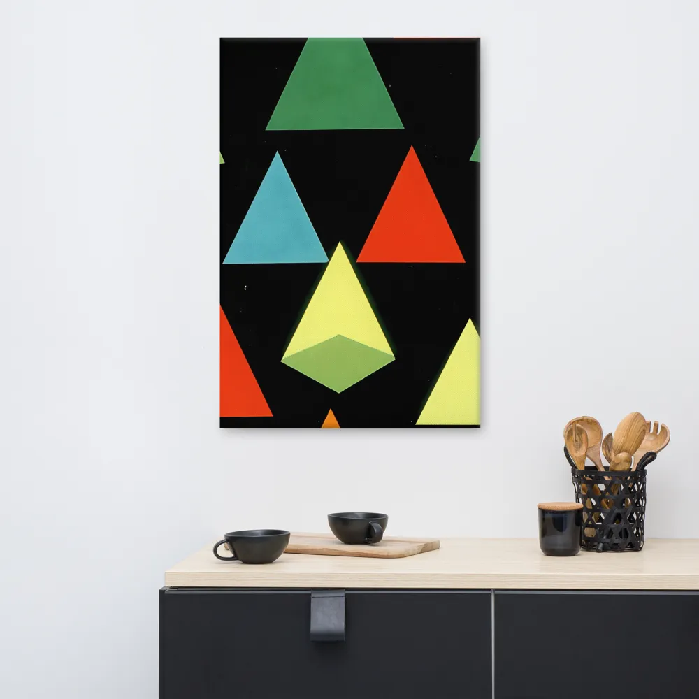 Geometric Harmony in Color | Canvas | 24″×36″