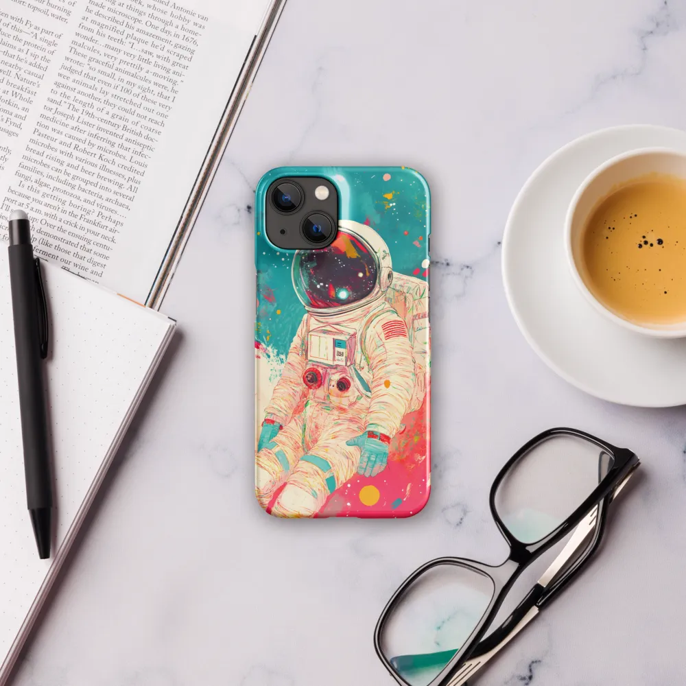 Cosmic Explorer: An Astronaut's Journey | Phone Case |  14 | Snap Case | Glossy