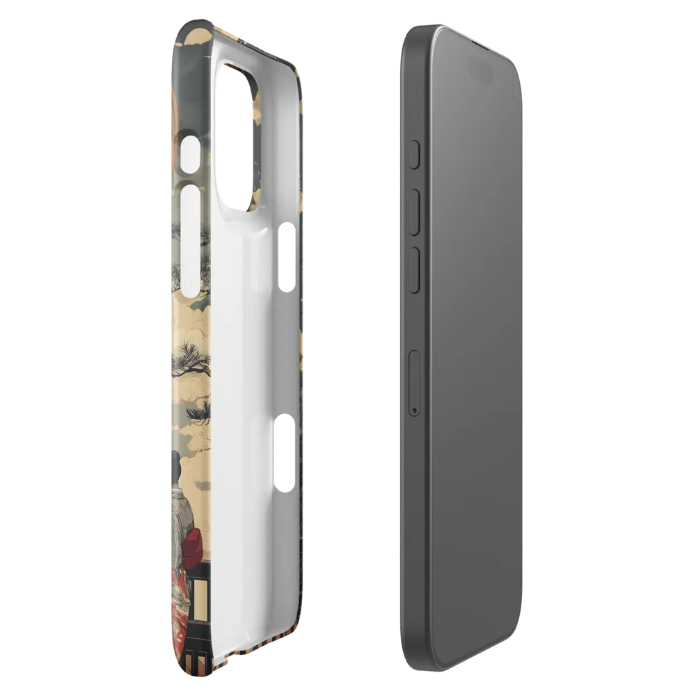 Under the Embrace of the Moon | Phone Case |  16 Pro Max | Snap Case | Glossy