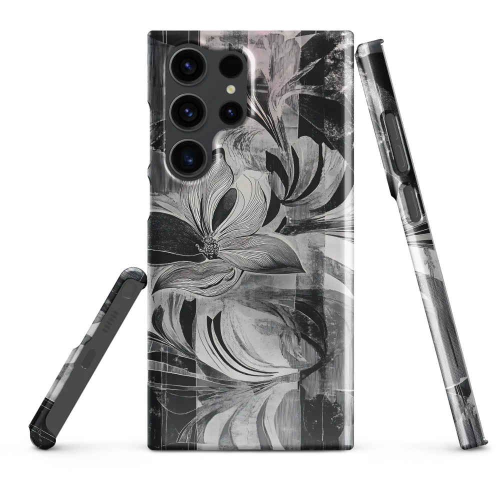 Floral Fusion in Monochrome