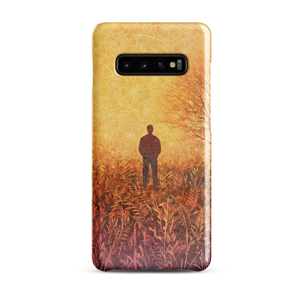 Contemplation in a Surreal Landscape | Phone Case |  S10 Plus | Snap Case | Glossy